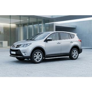 Stranski pragovi Maydos V1 (2 kos, aluminij ↗ nerjaveče jeklo) Toyota Rav 4 2013–2018 fotografija 1