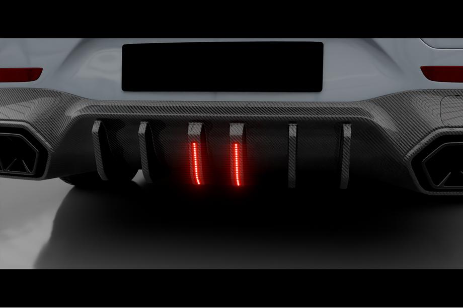 Mercedes AMG GT 4 X290 2018– Komplet karoserijskih dodatkov LRT Carbon (za GT53 2024+) Fotografija 8