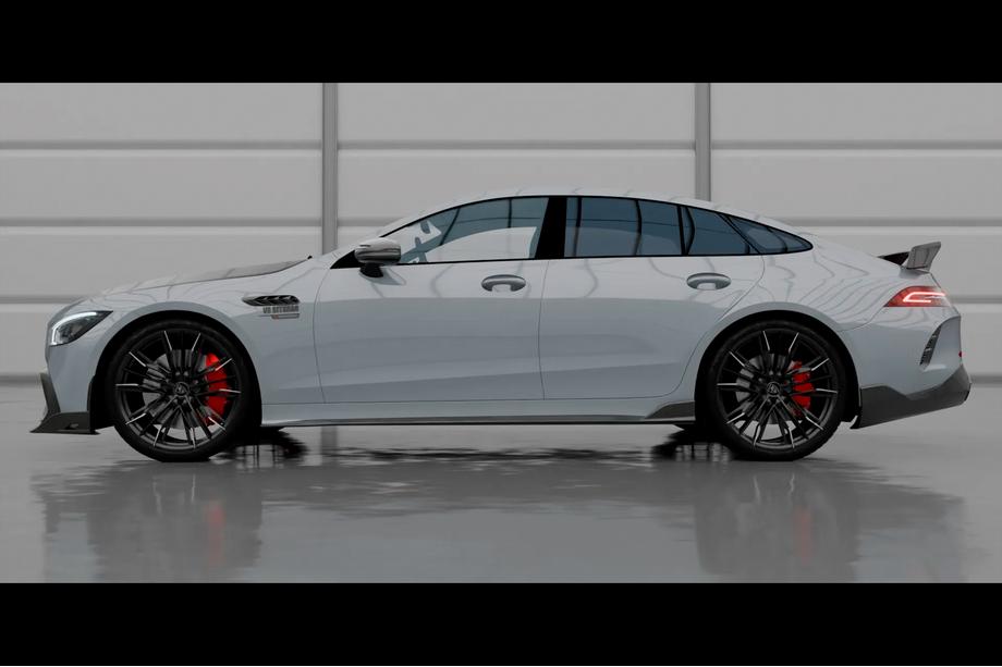 Mercedes AMG GT 4 X290 2018– Komplet karoserijskih dodatkov LRT Carbon (za GT53 2024+) Fotografija 3