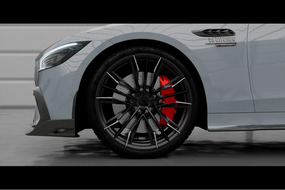 Mercedes AMG GT 4 X290 2018– Komplet karoserijskih dodatkov LRT Carbon (za GT53 2024+) Fotografija 11