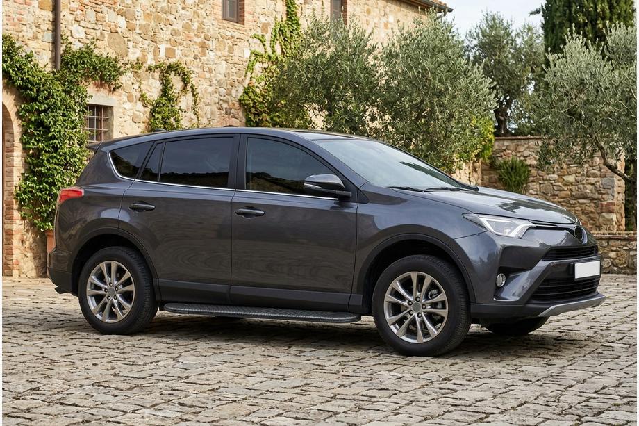 Toyota Rav 4 2013–2018 Bočne stopnice Bosphorus Black (2 kos, aluminij) Image