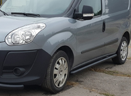 Opel Combo 2012–2018 Stranske cevi Black (2 kos, nerjaveče jeklo) fotografija 1