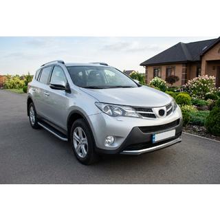 Stranske stopnice Tayga Grey (2 kos, aluminij) Toyota Rav 4 2013–2018 fotografija 1