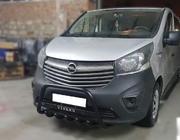 Opel Vivaro 2015–2019 Sprednji zaščitni lok WT004 Black (nerjavno jeklo) fotografija 1