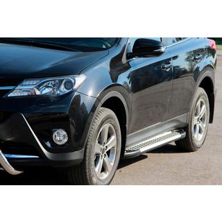 Stranske stopnice Allmond Grey (2 kosa, aluminij) Toyota Rav 4 2013–2018 fotografija 1