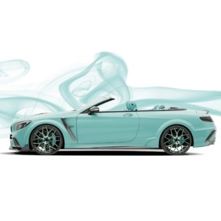 Komplet karoserijskega bodykita MNSR Carbon (za S63 Cabrio 2017–2020, kovani karbon) fotografija 3