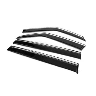 Vetrni deflektorji oken s kromirano letvijo Niken Luxury (4 kosi) Nissan Patrol Y62 2010–2024 fotografija 2