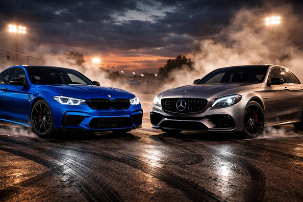 BMW M5 F90 vs Mercedes-AMG E63 S: Primerjava nemških super limuzin Fotografija 1