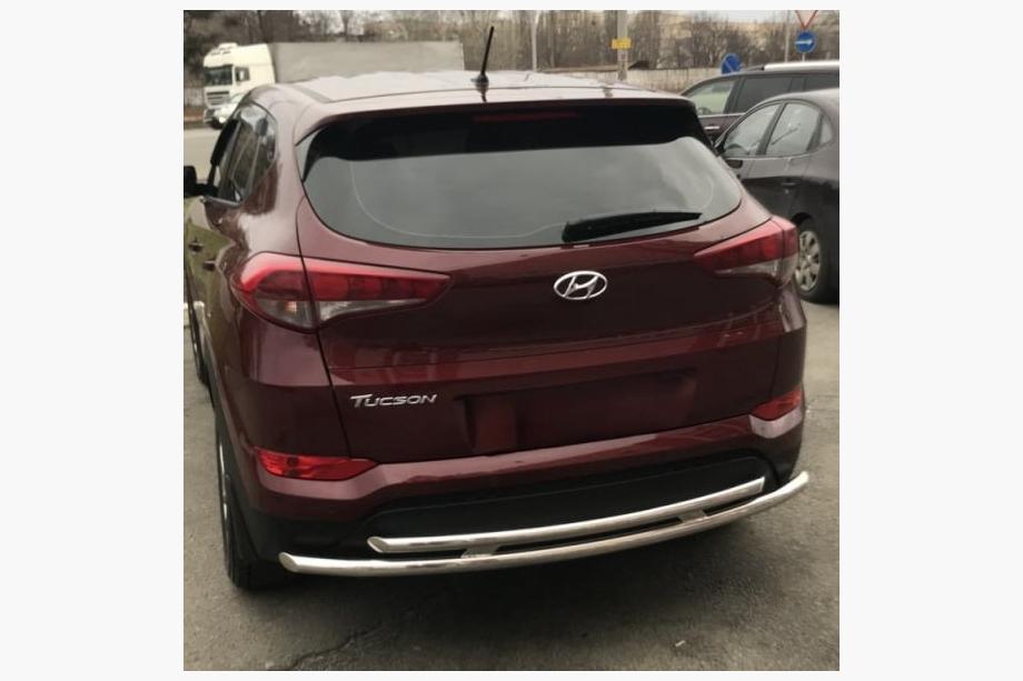 Hyundai Tucson TL 2016–2021 Zadnji zaščitni lok AK002-2 (nerjaveče jeklo) Image