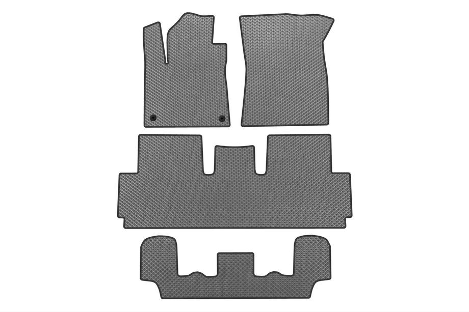 Citroen C-4 Picasso 2013–2022 EVA preproge (za Grand, 3 vrste, sive) Image