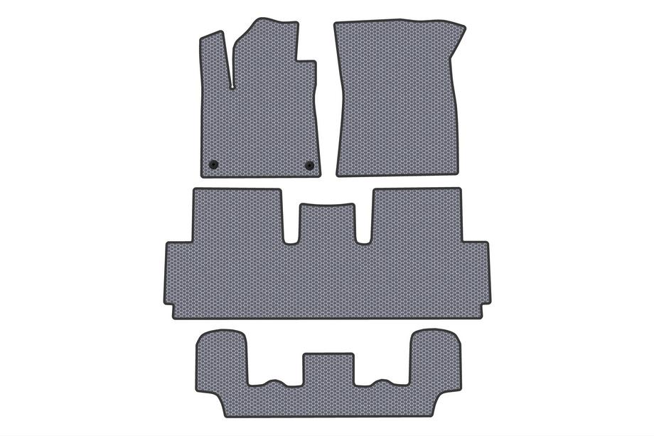 Citroen C-4 Picasso 2013–2022 Gumijasti tepihi Carsuit (za Grand, 3 vrste, sivi) Fotografija 1