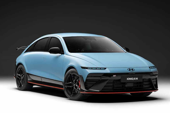Hyundai IONIQ 6 N 2025: Najhitrejša električna limuzina znamke