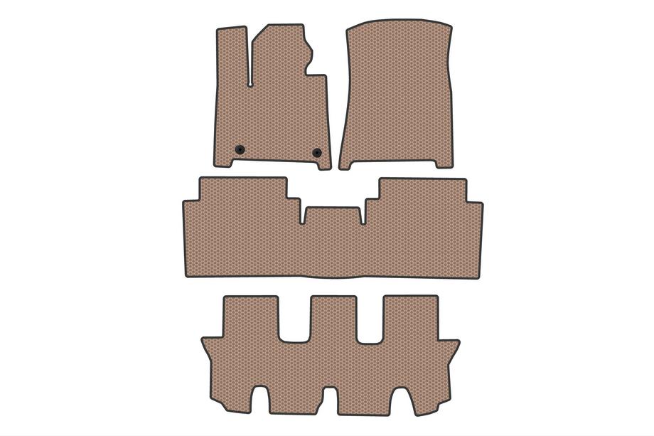 Hyundai Santa Fe 5 2023– Gumijasti tepihi Carsuit (3 vrste, Beige) Image