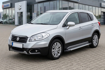 Suzuki SX4 S-Cross 2013–2016 Stranski pragovi Line (2 kos, aluminij) fotografija 1