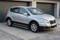 Suzuki SX4 S-Cross 2013–2016 Stranski pragovi Maydos V1 (2 kos, aluminij ↗ nerjaveče jeklo) fotografija 1