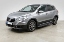 Suzuki SX4 S-Cross 2013–2016 Bočne stopnice Bosphorus Black (2 kos, aluminij) fotografija 1