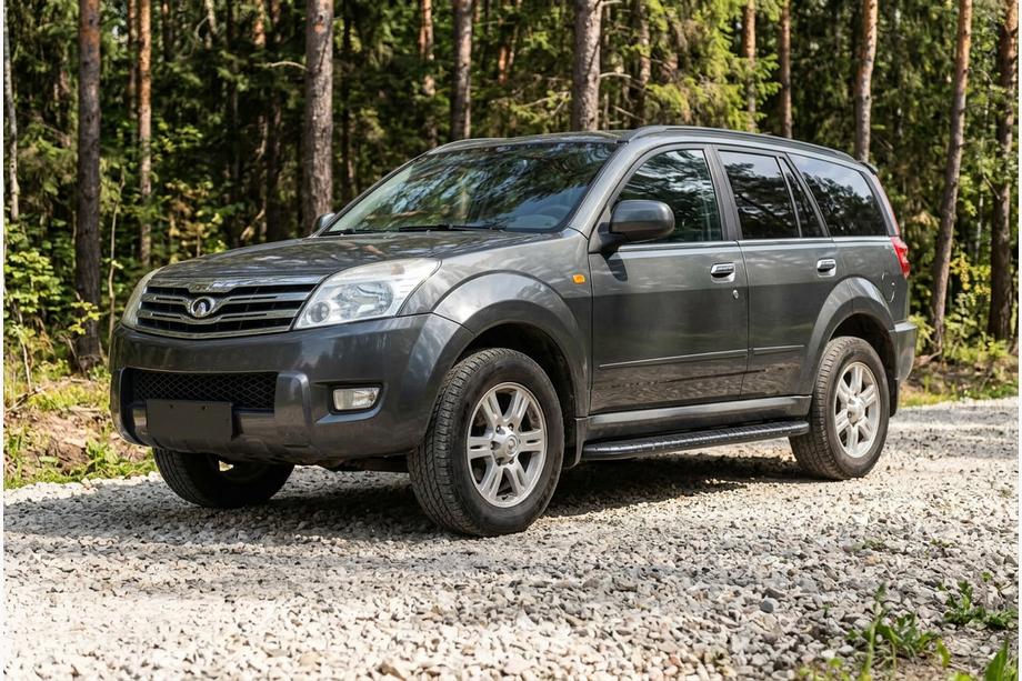 GreatWall Haval/Hover H3 2005–2013 Bočne stopnice Bosphorus Black (2 kos, aluminij) Image