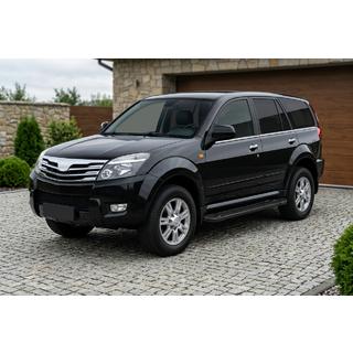 Stranske stopnice RedLine Black (2 kosa, aluminij) GreatWall Haval/Hover H3 2005–2013 fotografija 1