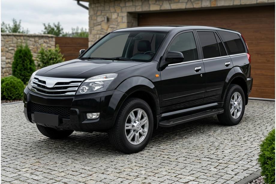 GreatWall Haval/Hover H3 2005–2013 Stranske stopnice RedLine Black (2 kosa, aluminij) Image