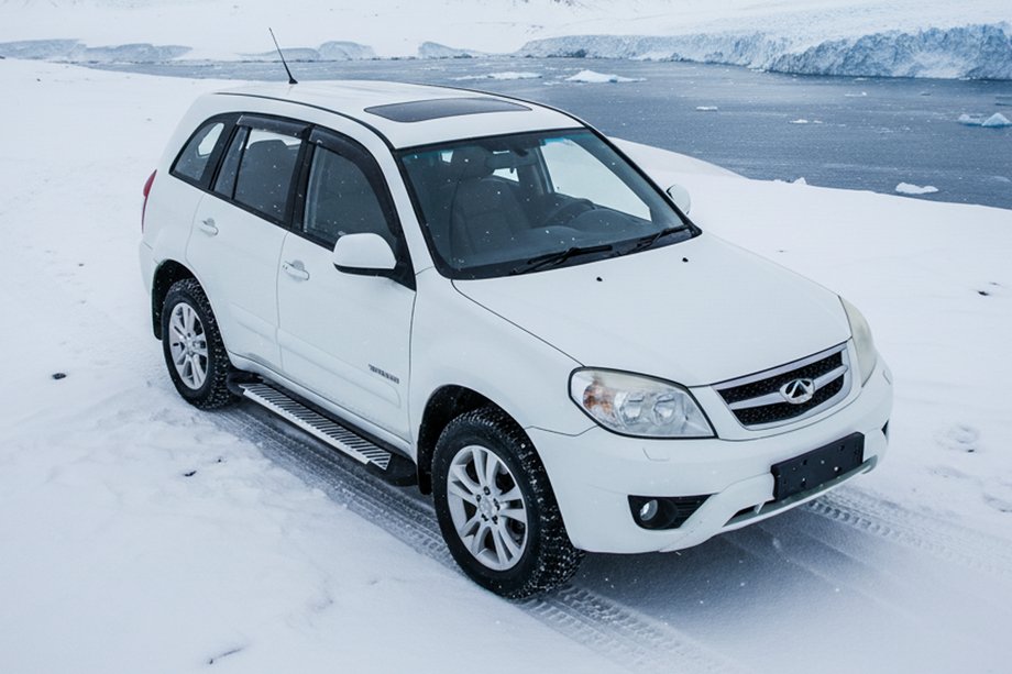 Chery Tiggo 3 2005– Stranske stopnice Line (2 kosa, aluminij) Image