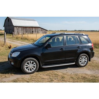 Stranske stopnice Tayga (2 kosa, aluminij) fotografija 1