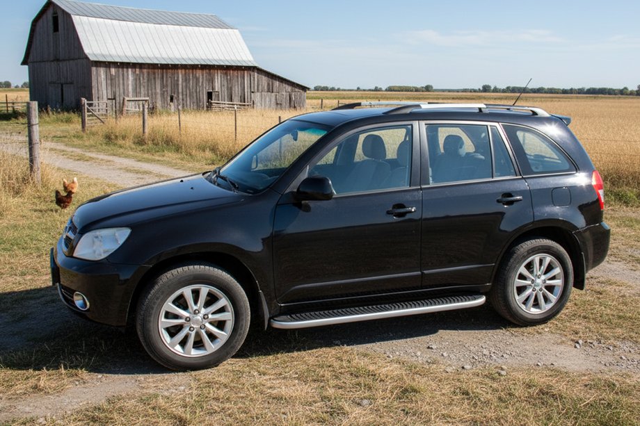 Chery Tiggo 3 2005– Stranske stopnice Tayga (2 kosa, aluminij) Image