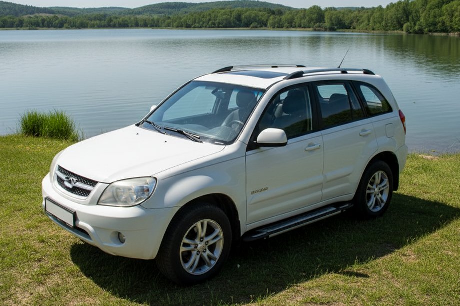 Chery Tiggo 3 2005– Stranske stopnice Rainbow (2 kosa, aluminij) Image