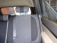 Hyundai Santa Fe 2 2006–2012 Avtomobilske prevleke za sedeže (eko usnje↗tkanina, Premium) fotografija 12