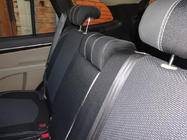 Hyundai Santa Fe 2 2006–2012 Avtomobilske prevleke za sedeže (eko usnje↗tkanina, Premium) fotografija 18