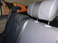 Hyundai Santa Fe 2 2006–2012 Avtomobilske prevleke za sedeže (eko usnje↗tkanina, Premium) fotografija 21