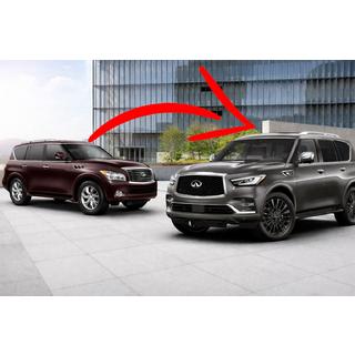 Facelift komplet za QX80 2024 Infiniti QX56 2010–2013 fotografija 1