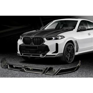 Lip spojler za sprednji odbijač Lip LRT (za M-Sport 2023+, karbon) BMW X6 G06 2019–2027 fotografija 1