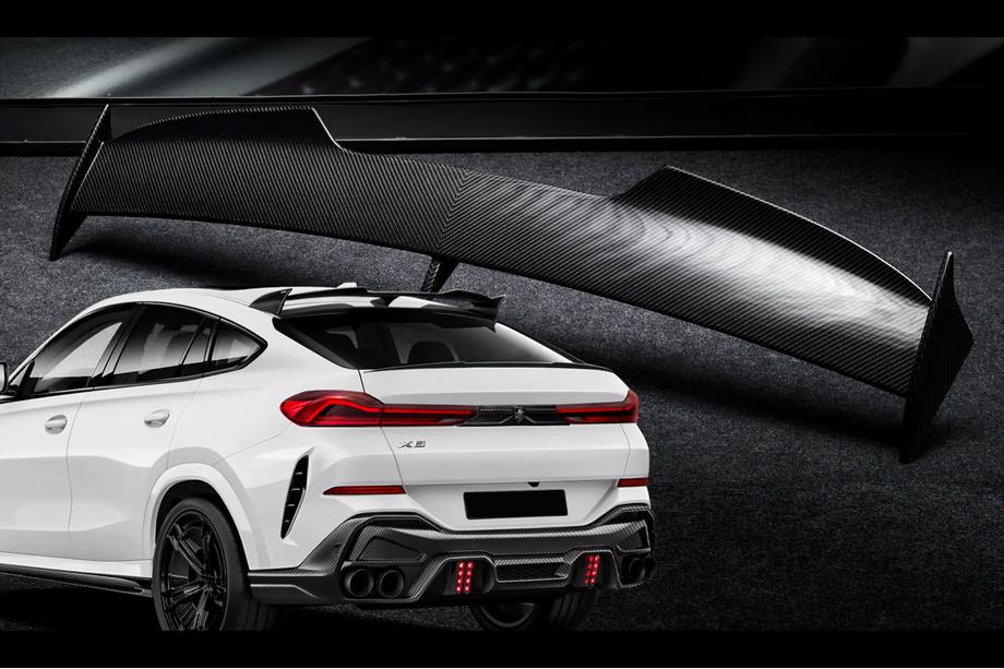 BMW X6 G06 2019–2027 Spojler zadnjega stekla LRT (Karbon) Fotografija 2