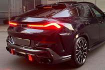 BMW X6 G06 2019–2027 Difuzor zadnjega odbijača z izpušnimi zaključki LRT (za M-Sport 2023+, Carbon) fotografija 3