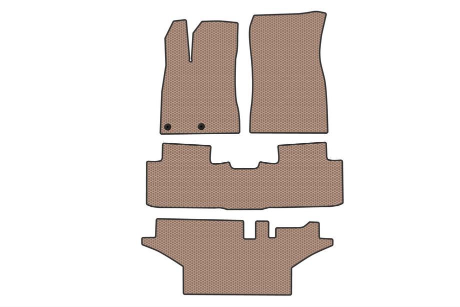 Peugeot 5008 2024– Gumijasti tepihi Carsuit (3 vrste, Beige) Image