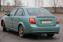 Chevrolet Lacetti 2003–2024 Zadnji zaščitni lok AK002 Black (42 mm, nerjaveče jeklo) fotografija 4