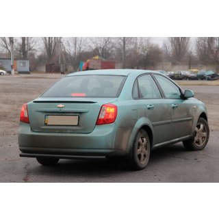 Zadnji zaščitni lok AK002 Black (42 mm, nerjaveče jeklo) Chevrolet Lacetti 2003–2024 fotografija 3