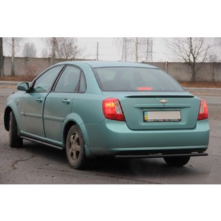 Zadnji zaščitni lok AK002 Black (42 mm, nerjaveče jeklo) Chevrolet Lacetti 2003–2024 fotografija 4