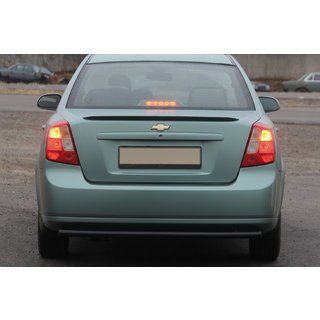 Zadnji zaščitni lok AK002 Black (42 mm, nerjaveče jeklo) Chevrolet Lacetti 2003–2024 fotografija 2