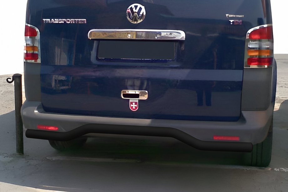 Volkswagen T5 Transporter 2003–2010 Zadnji lok Wave Black (nerjavno jeklo) Fotografija 1