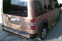 Ford Connect 2006–2009 Zadnji zaščitni lok AK002 Black (nerjaveče jeklo) fotografija 1