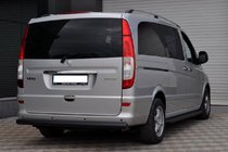 Mercedes Viano 2004–2014 Zadnji zaščitni lok AK002 Black (nerjaveče jeklo) fotografija 6