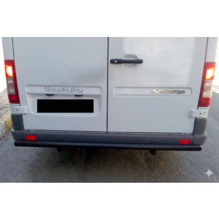 Zadnji zaščitni lok AK002 Black (nerjaveče jeklo) Mercedes Sprinter W901/902/903/904/905 1995–2006