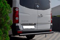 Volkswagen Crafter 2006–2016 Zadnji zaščitni lok AK002 Black (nerjaveče jeklo) fotografija 2