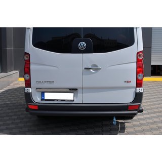 Zadnji zaščitni lok AK002 Black (nerjaveče jeklo) Volkswagen Crafter 2006–2016 fotografija 1