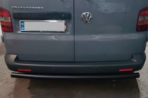 Volkswagen T5 Caravelle 2004–2010 Zadnji zaščitni lok AK002 Black (nerjaveče jeklo) fotografija 5