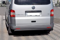 Volkswagen T5 Caravelle 2004–2010 Zadnji zaščitni lok AK002 Black (nerjaveče jeklo) fotografija 4
