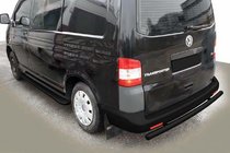 Volkswagen T5 Caravelle 2004–2010 Zadnji zaščitni lok AK002 Black (nerjaveče jeklo) fotografija 6