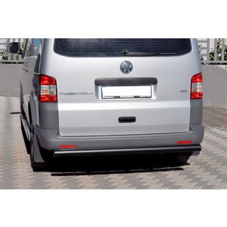 Zadnji zaščitni lok AK002 Black (nerjaveče jeklo) Volkswagen T5 Caravelle 2004–2010 fotografija 4