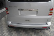 Volkswagen T5 Multivan 2003–2010 Zadnji kotni elementi AK003 Black (2 kosa, nerjaveče jeklo) fotografija 1